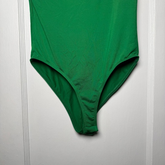 Zara Blogger Fave Spring Padded Shoulder Contour Bodysuit Small NEW - Picture 5 of 16